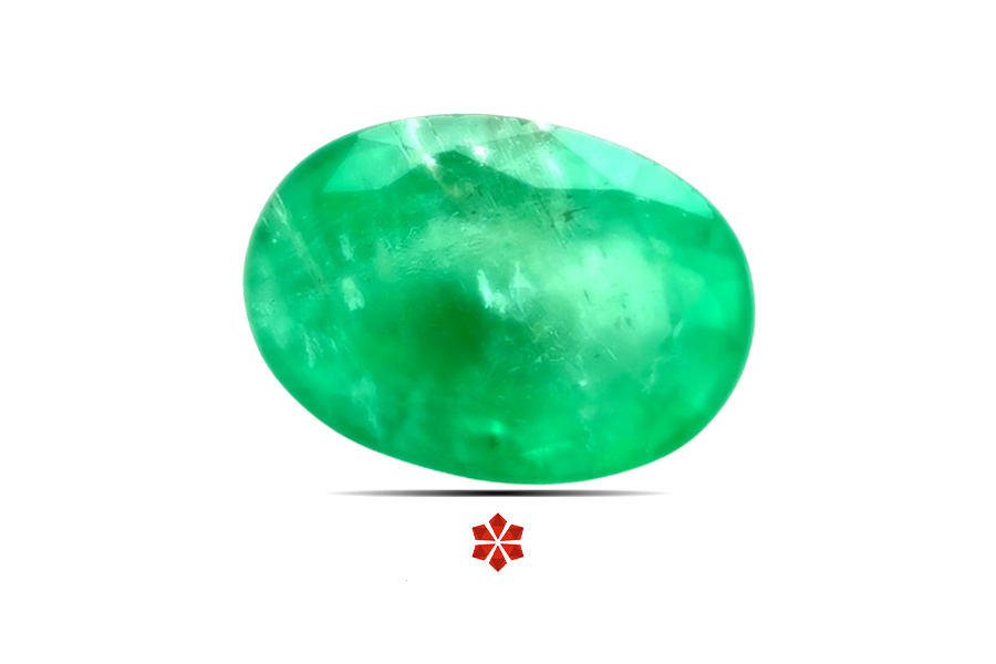 Emerald (Maragadham) 9x7 MM 2.1 carats