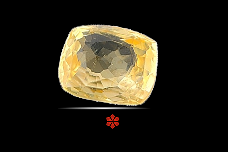 Yellow Sapphire (Pushparag) 7x6 MM 1.35 carats