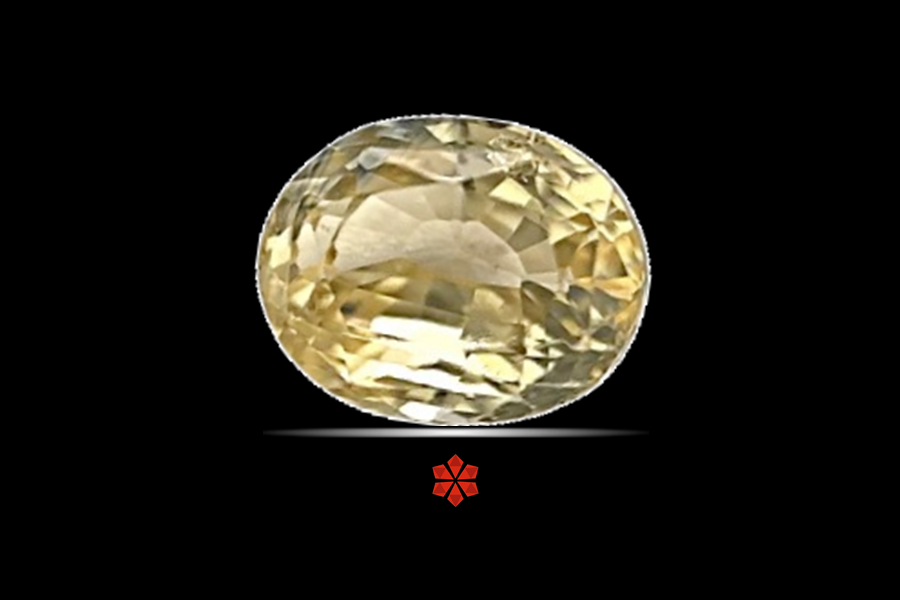 Yellow Sapphire (Pushparag) 7x6 MM 1.91 carats