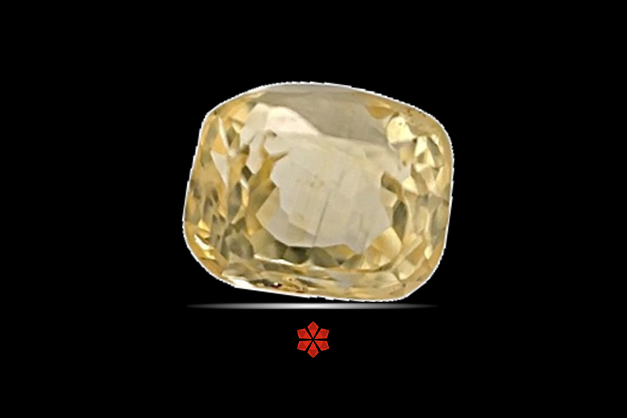 Yellow Sapphire (Pushparag) 7x5 MM 2 carats