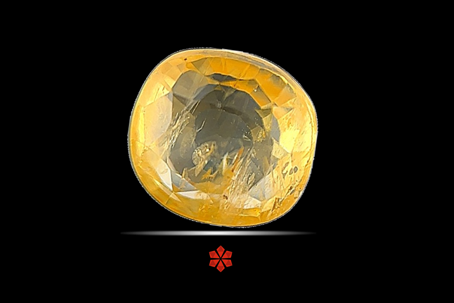 Yellow Sapphire (Pushparag) 8x8 MM 2.9 carats