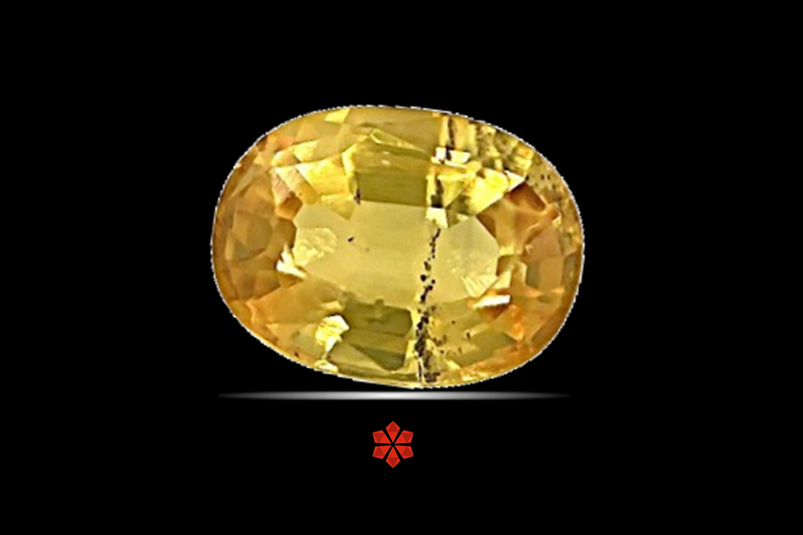 Yellow Sapphire (Pushparag) 7x5 MM 1.23 carats