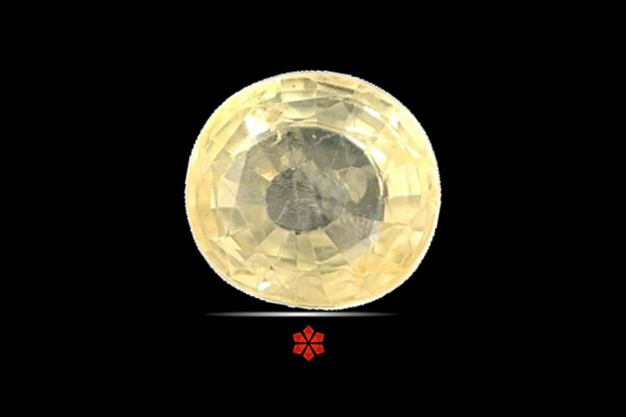 Yellow Sapphire (Pushparag) 8x8 MM 3.07 carats