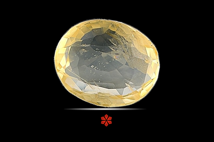 Yellow Sapphire (Pushparag) 9x8 MM 2.83 carats