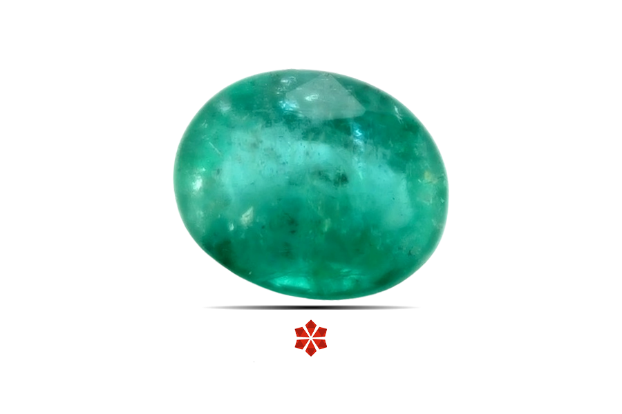 Emerald (Maragadham) 9x7 MM 2.1 carats