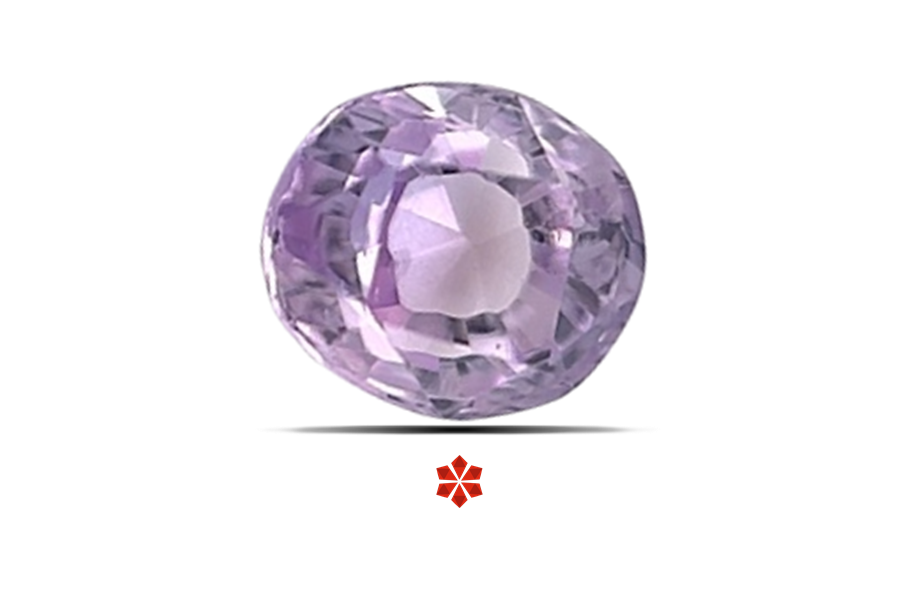 Pink Sapphire 6x5 MM 1.03 carats