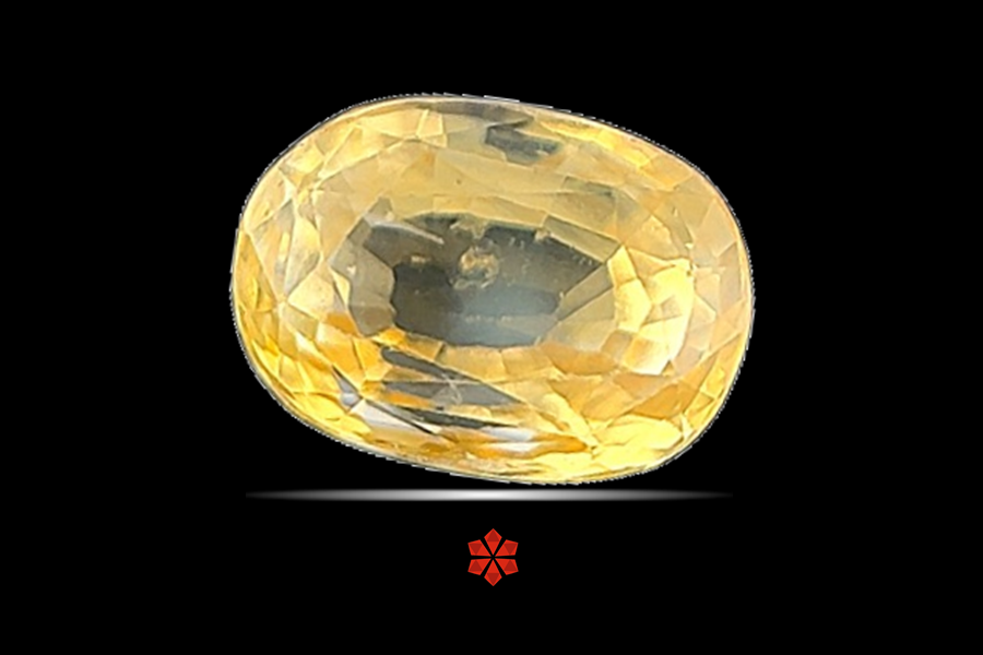 Yellow Sapphire (Pushparag) 8x6 MM 2.14 carats