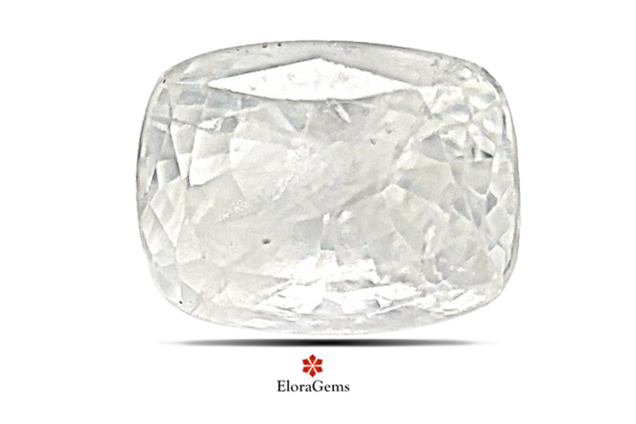 White Sapphire 8x6 MM 2.57 carats