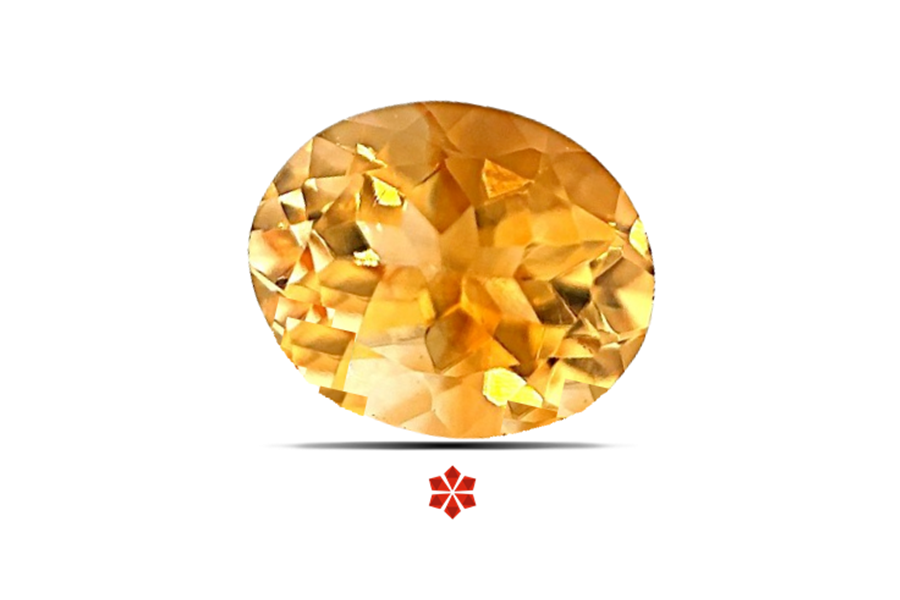 Citrine 11x9 MM 3.38 carats