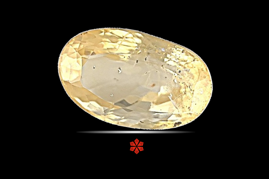 Yellow Sapphire (Pushparag) 11x7 MM 3.6 carats