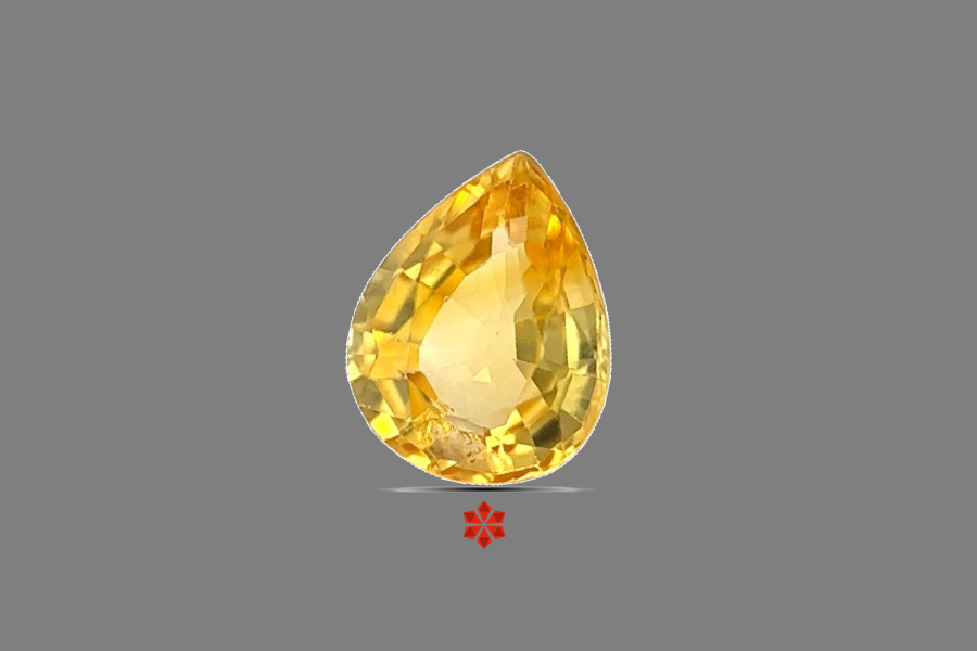 Yellow Sapphire (Pushparag) 6x5 MM 0.74 carats