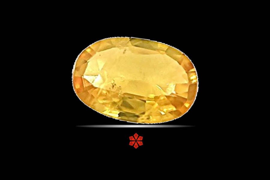 Yellow Sapphire (Pushparag) 7x5 MM 0.85 carats