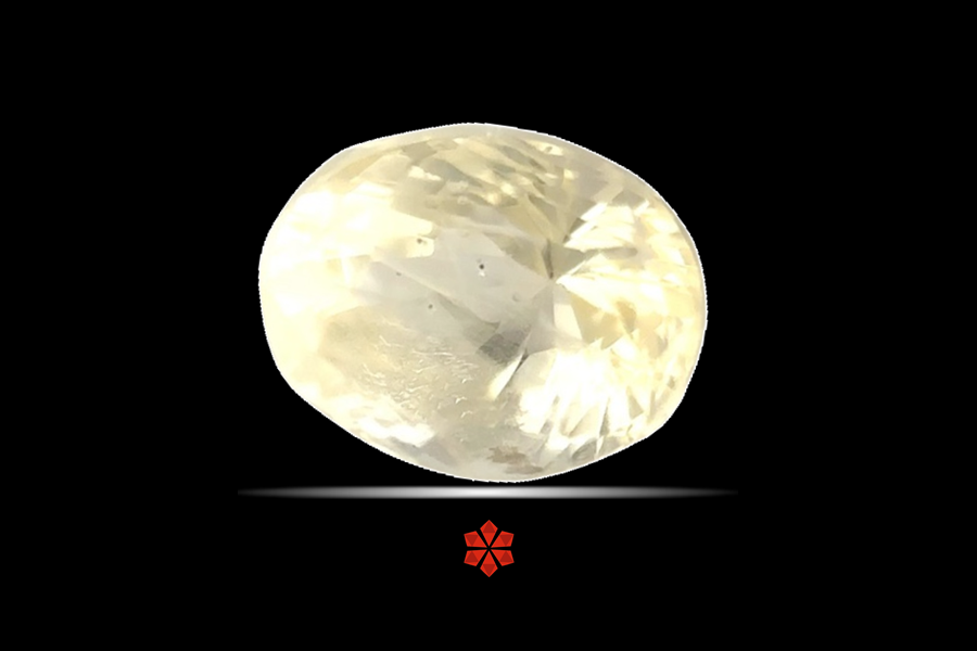 Yellow Sapphire (Pushparag) 9x7 MM 3.18 carats