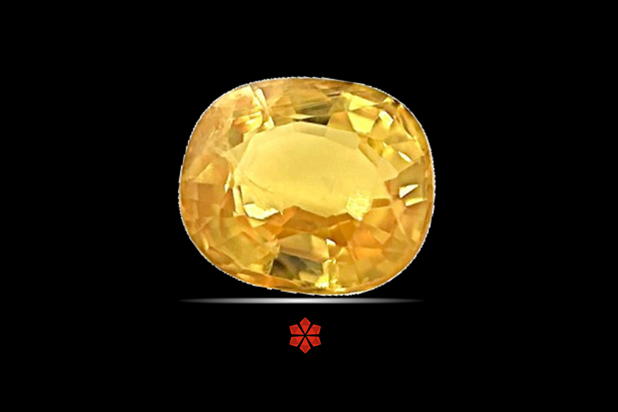 Yellow Sapphire (Pushparag) 8x7 MM 2.11 carats