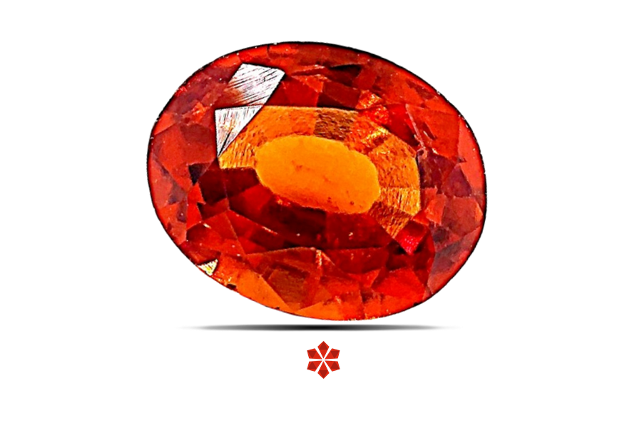 Hessonite (Gomed) 8x6 MM 1.64 carats