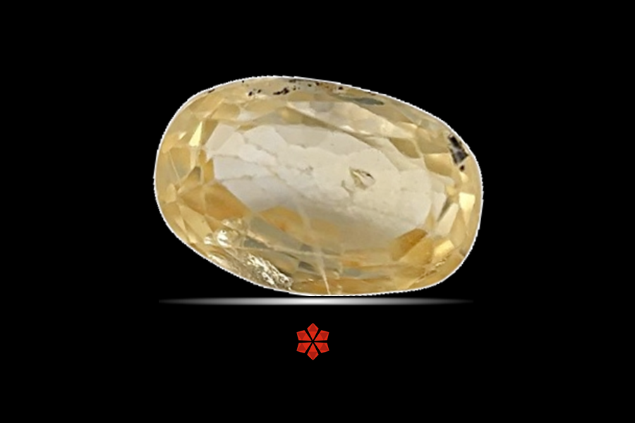 Yellow Sapphire (Pushparag) 8x6 MM 1.92 carats