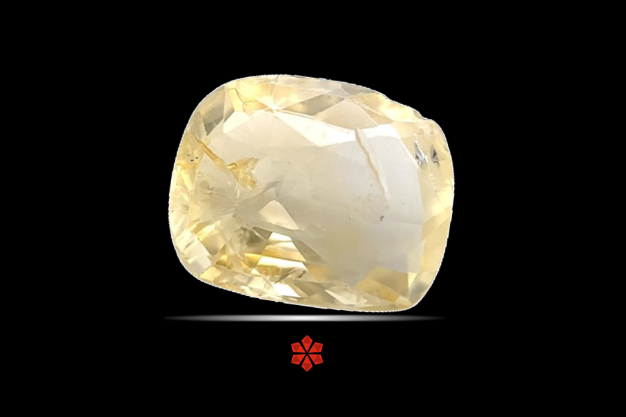 Yellow Sapphire (Pushparag) 9x8 MM 2.88 carats