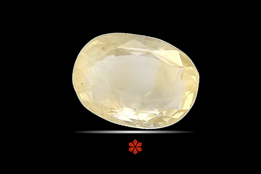 Yellow Sapphire (Pushparag) 10x7 MM 3.53 carats