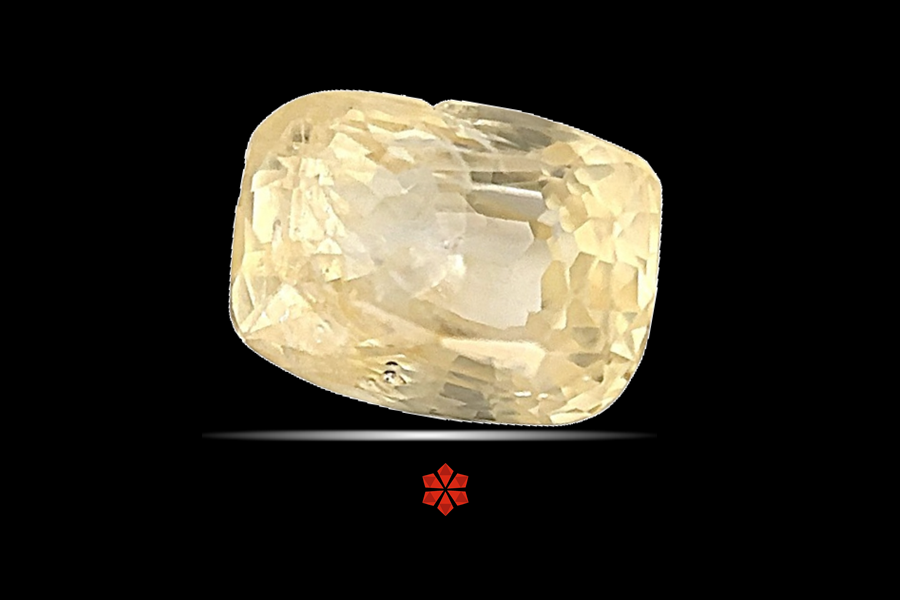 Yellow Sapphire (Pushparag) 9x7 MM 3.06 carats