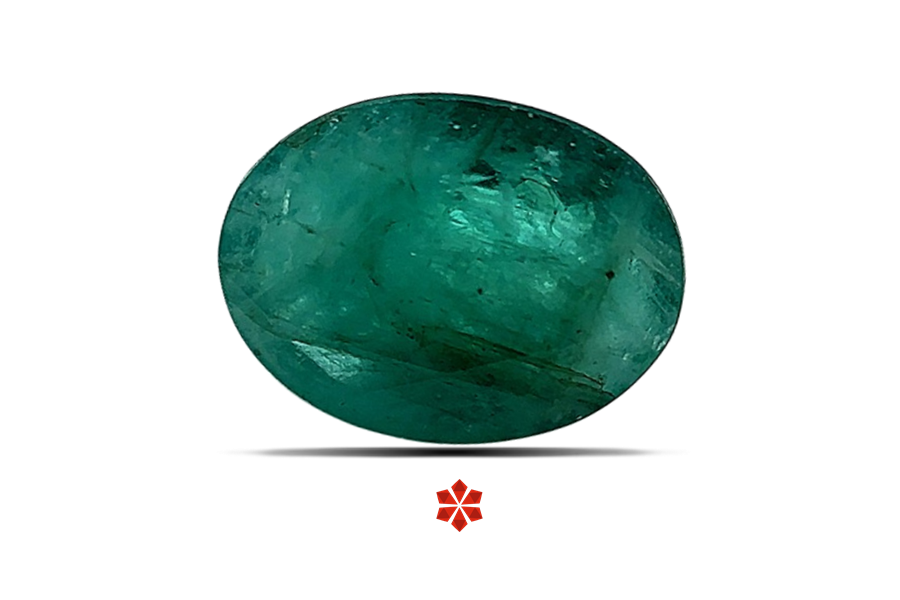 Emerald (Maragadham) 12x9 MM 3.37 carats