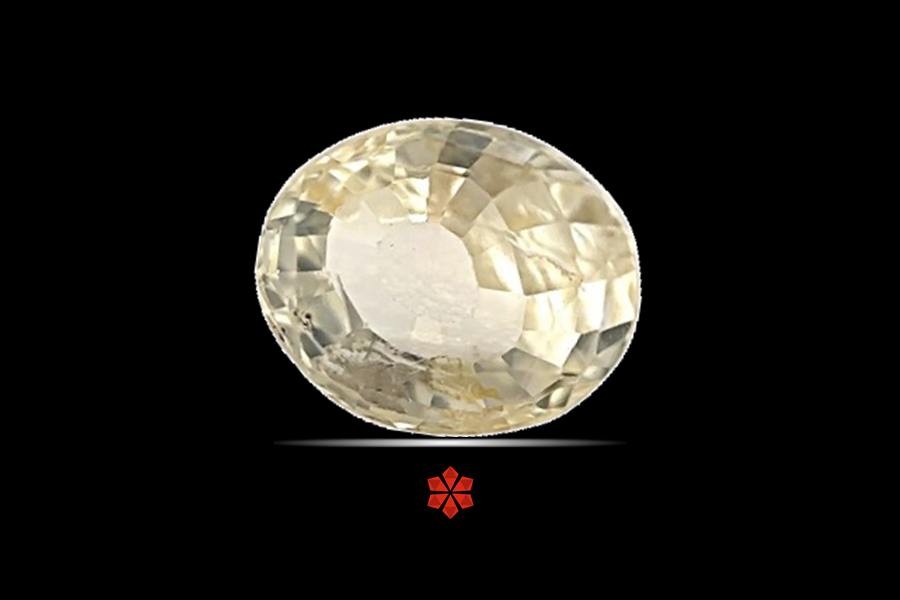 Yellow Sapphire (Pushparag) 8x6 MM 1.65 carats