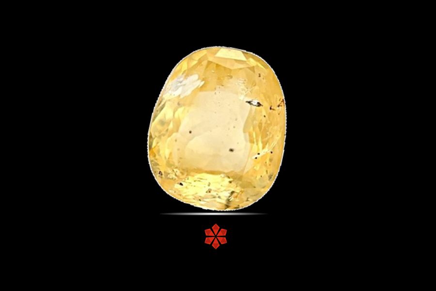 Yellow Sapphire (Pushparag) 9x7 MM 3.61 carats