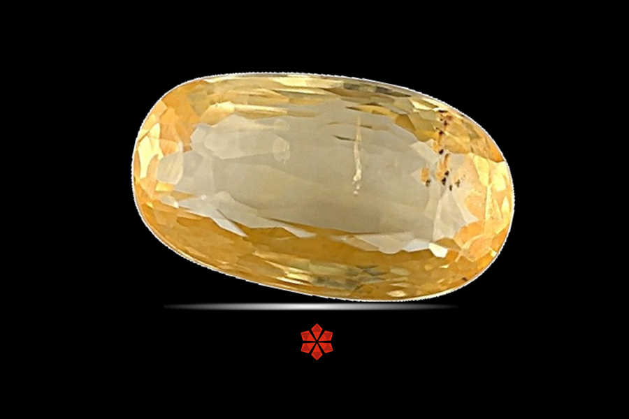 Yellow Sapphire (Pushparag) 10x6 MM 2.94 carats