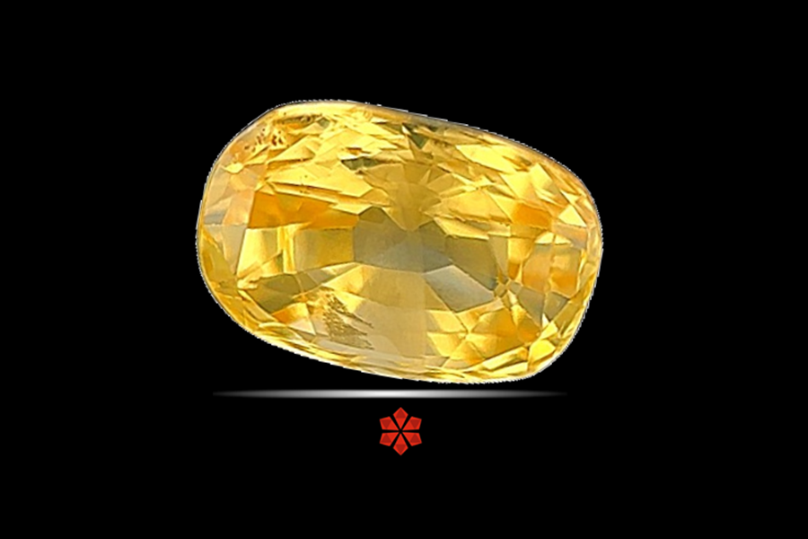 Yellow Sapphire (Pushparag) 8x5 MM 1.8 carats