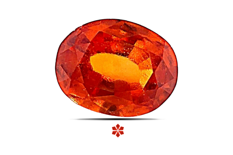 Hessonite (Gomed) 8x7 MM 2.14 carats