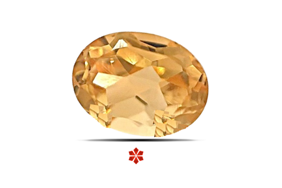 Citrine 8x6 MM 1.5 carats