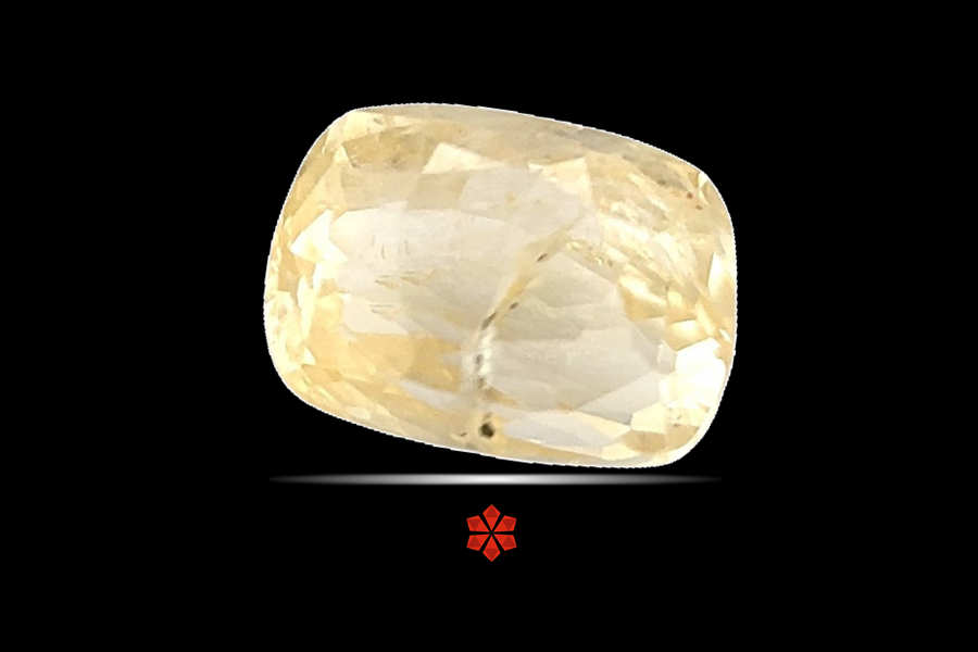 Yellow Sapphire (Pushparag) 9x6 MM 3 carats