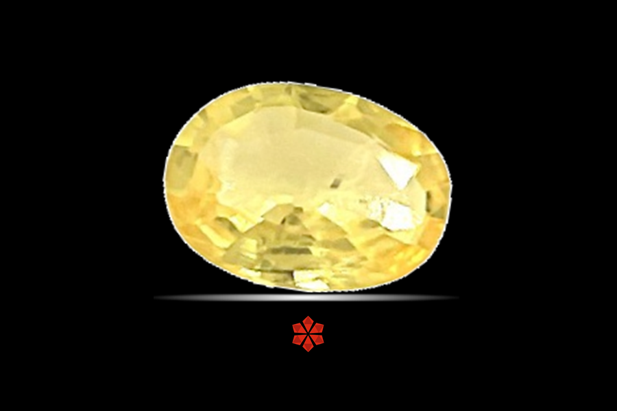 Yellow Sapphire (Pushparag) 7x5 MM 0.8 carats