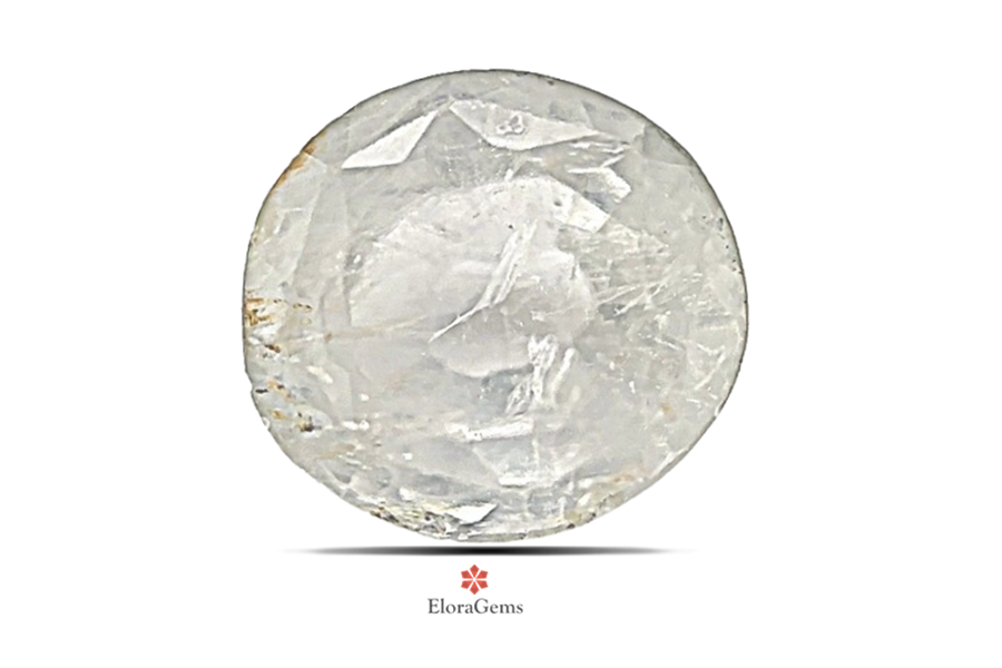 White Sapphire 8x8 MM 3.44 carats