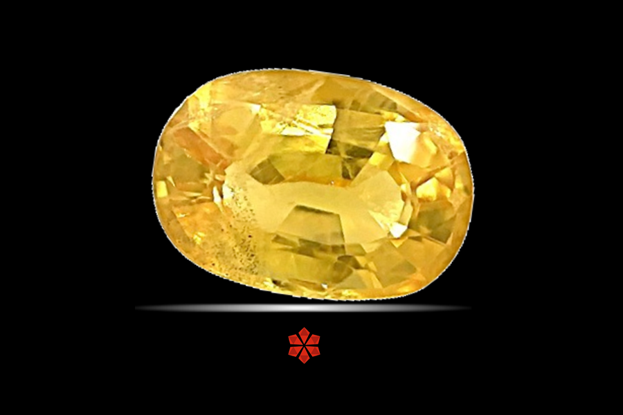 Yellow Sapphire (Pushparag) 9x0 MM 2.56 carats