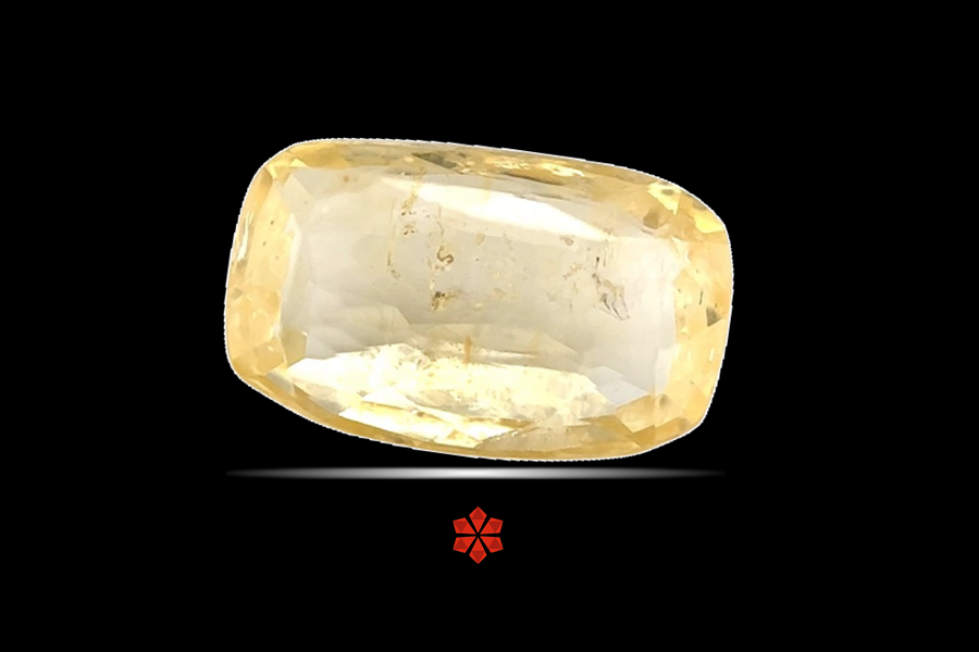 Yellow Sapphire (Pushparag) 11x7 MM 3.07 carats