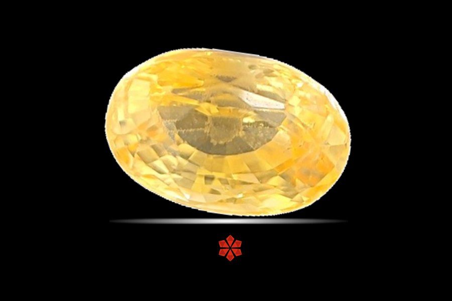 Yellow Sapphire (Pushparag) 11x7 MM 4.75 carats