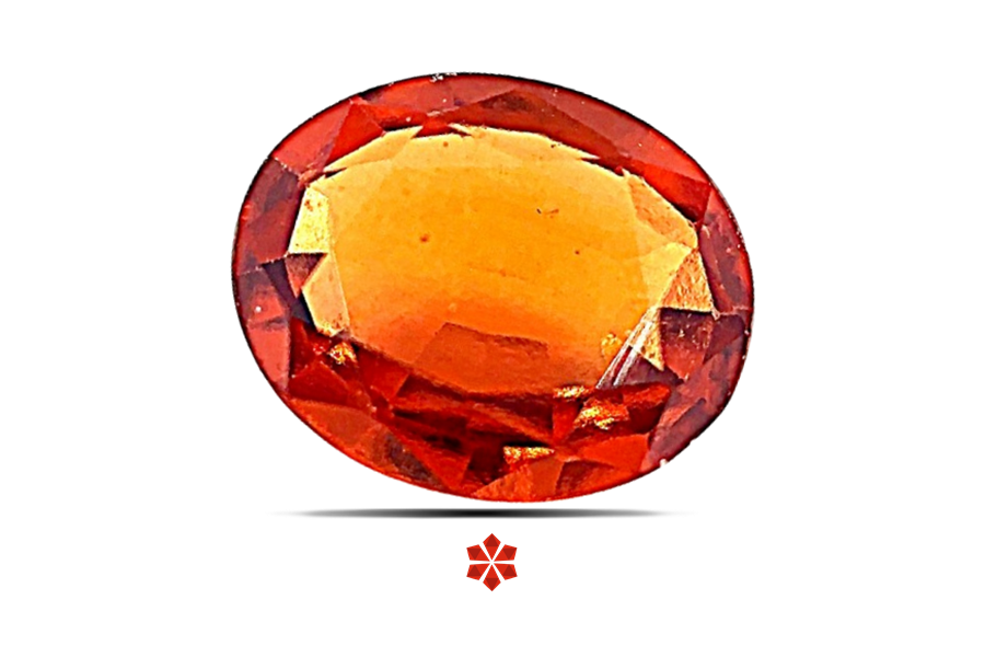 Hessonite (Gomed) 8x7 MM 1.74 carats