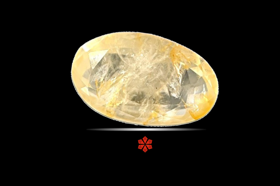 Yellow Sapphire (Pushparag) 12x8 MM 4.73 carats