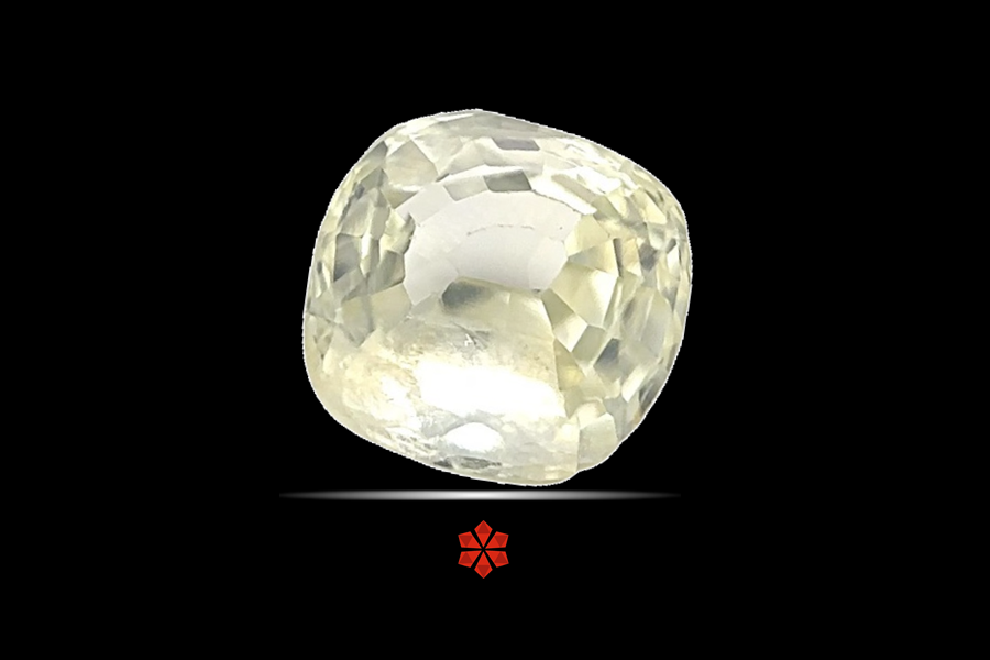 Yellow Sapphire (Pushparag) 8x7 MM 2.9 carats