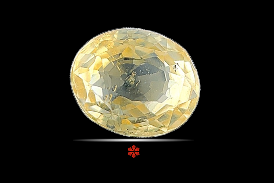 Yellow Sapphire (Pushparag) 8x7 MM 2.08 carats