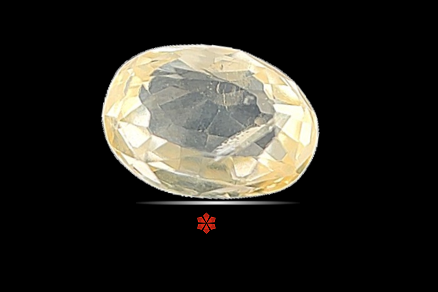 Yellow Sapphire (Pushparag) 7x5 MM 1.34 carats
