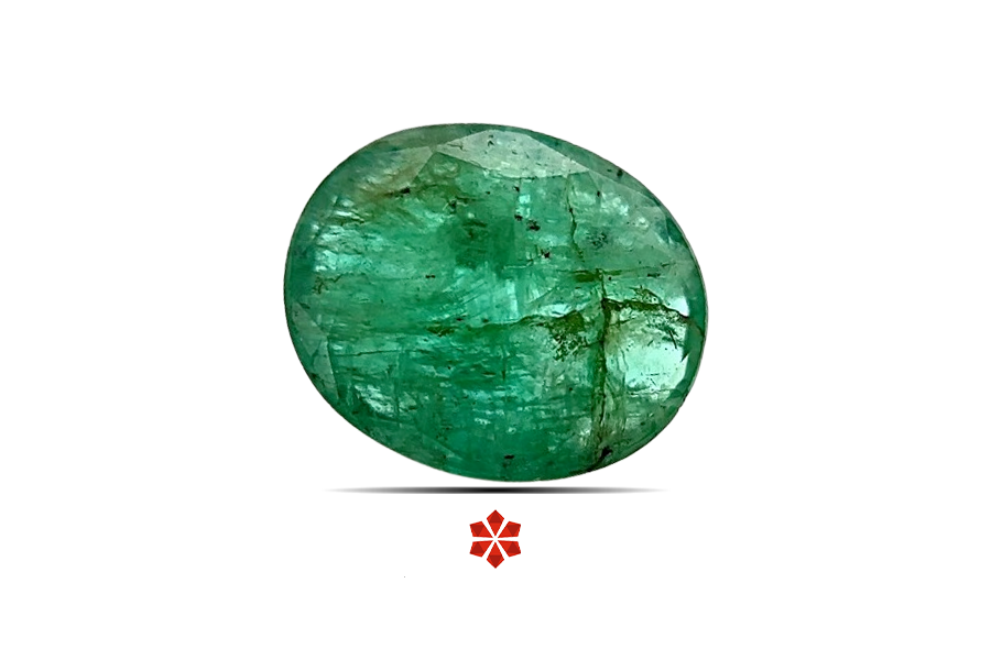 Emerald (Maragadham) 10x9 MM 2.4 carats