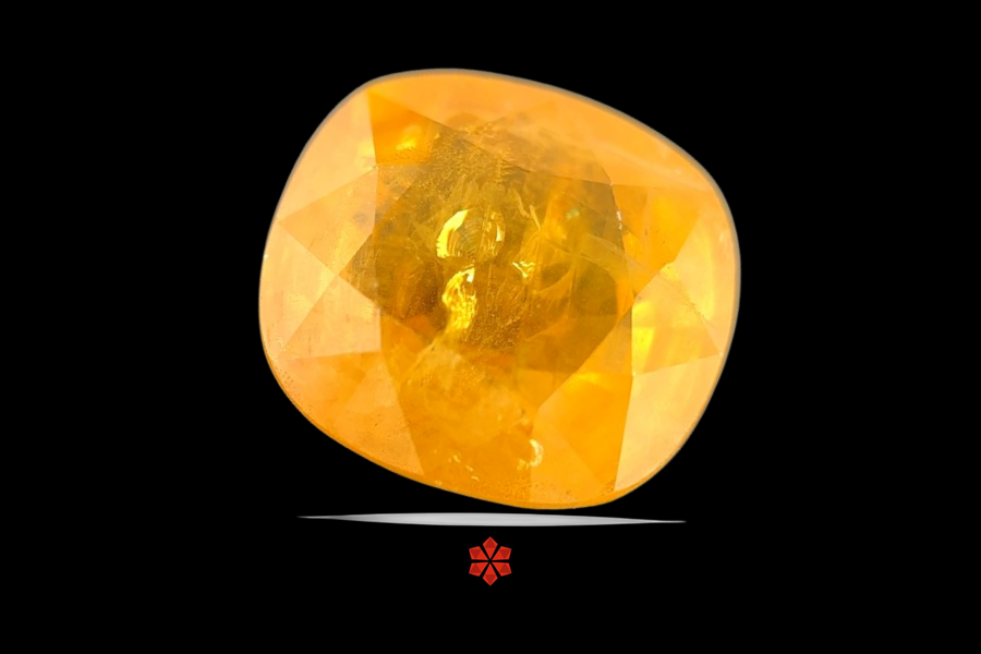 Yellow Sapphire (Pushparag) 14x12 MM 8.25 carats