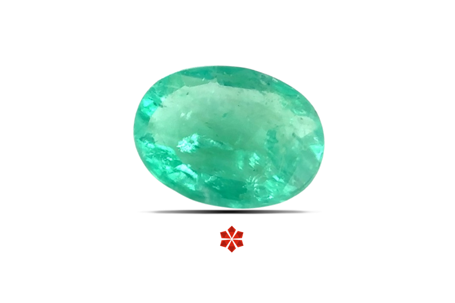 Emerald (Maragadham) 6x5 MM 0.56 carats