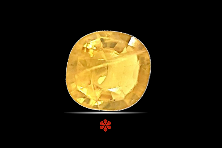 Yellow Sapphire (Pushparag) 7x7 MM 1.59 carats