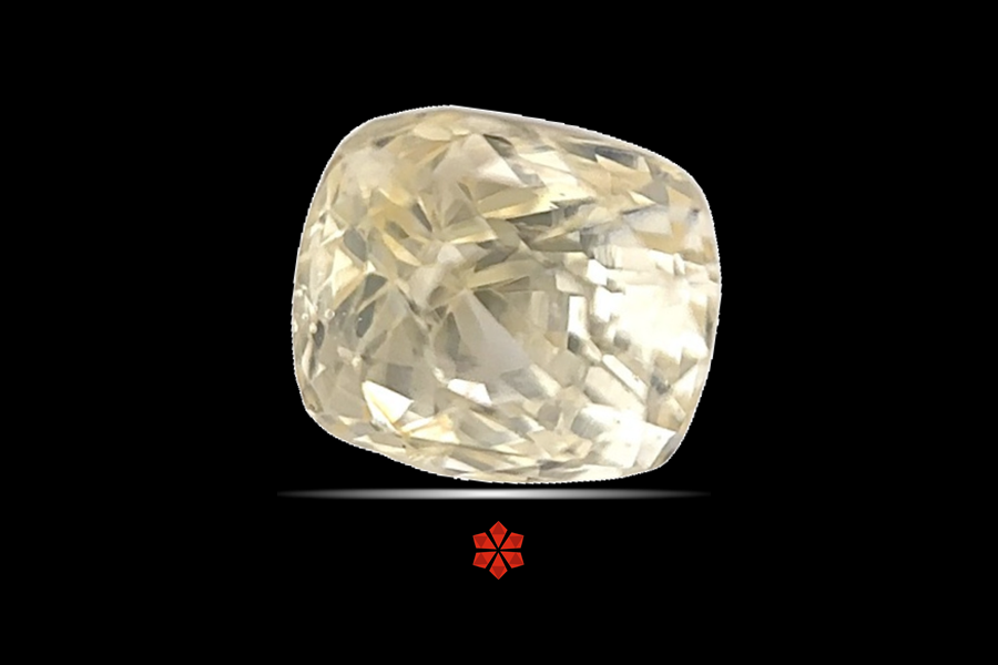 Yellow Sapphire (Pushparag) 8x7 MM 3 carats