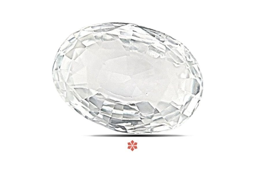 White Sapphire 10x7 MM 2.58 carats