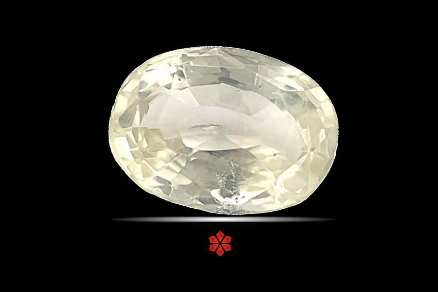 Yellow Sapphire (Pushparag) 10x7 MM 3.2 carats