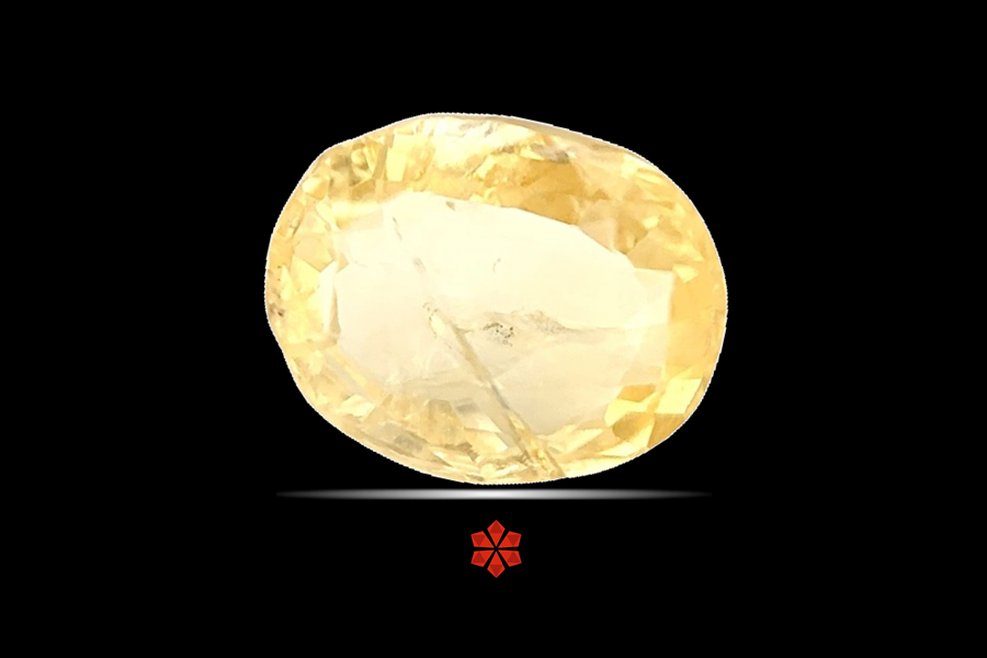 Yellow Sapphire (Pushparag) 10x8 MM 3.61 carats