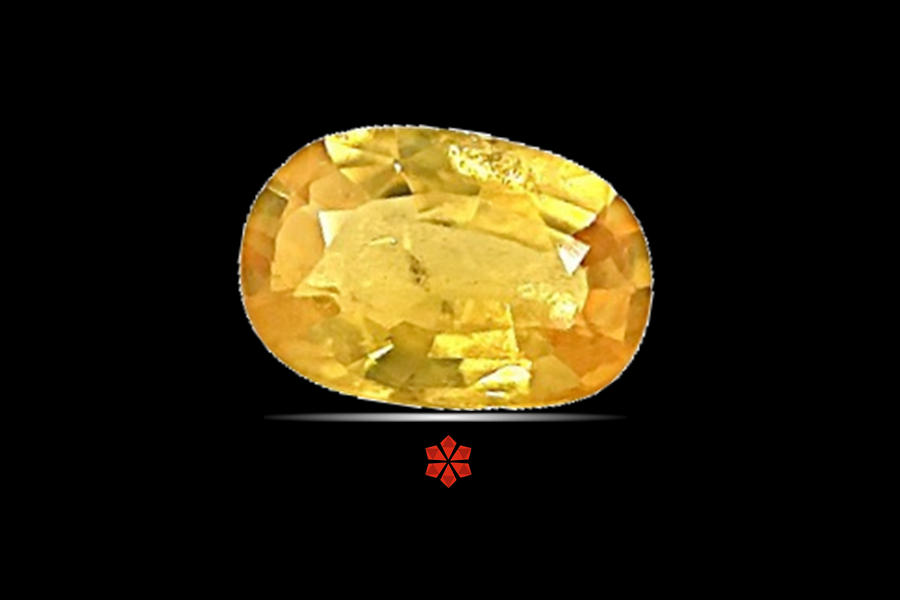 Yellow Sapphire (Pushparag) 7x5 MM 0.86 carats